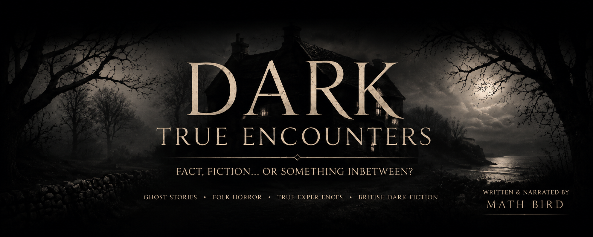 Dark True Encounters YouTube channel banner